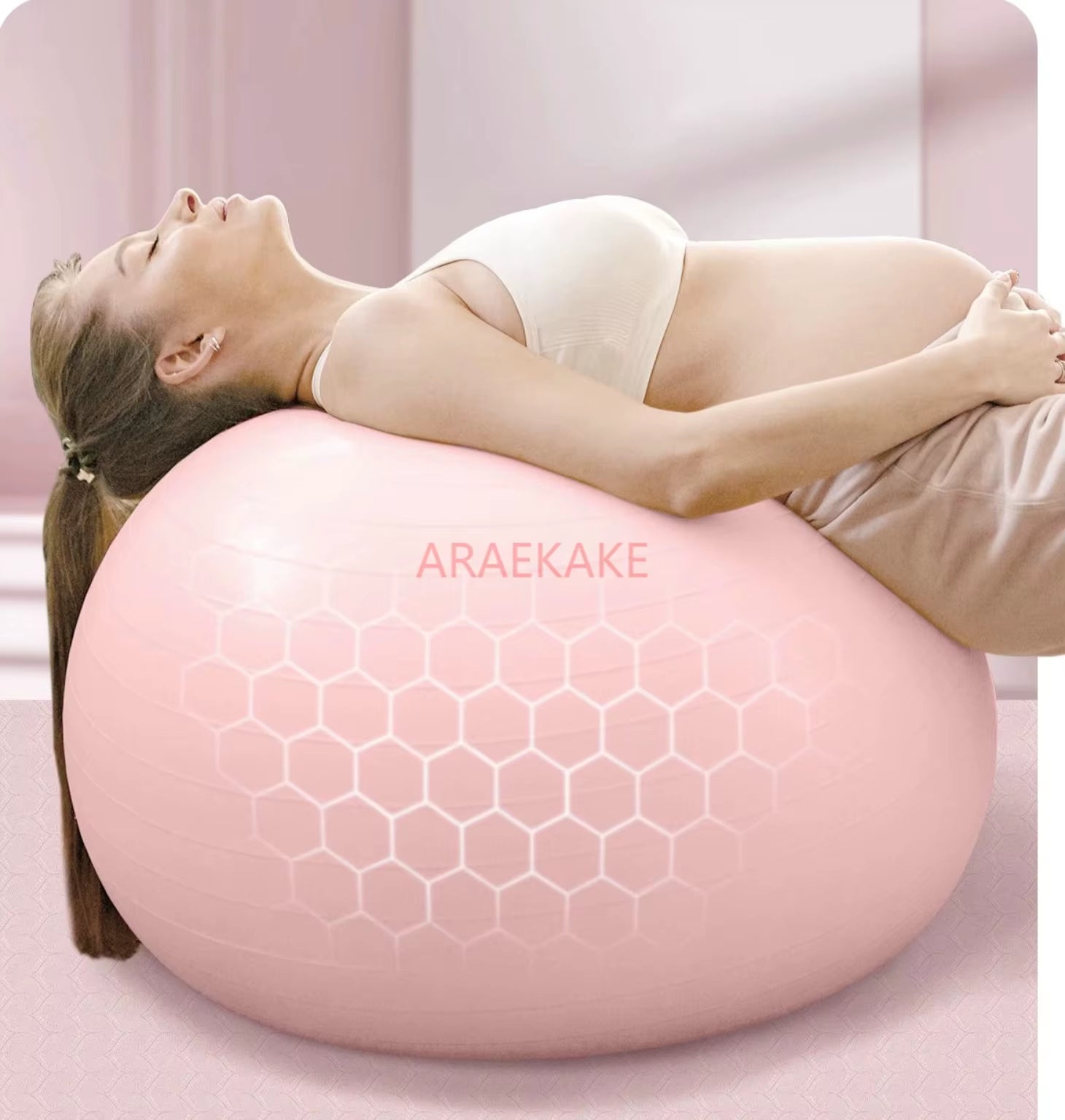 Yoga Ball, Pregnant Woman Midwifery, Thickened Explosion-Proof Fitness Ball, Delivery Ball, Children'S Sensory Training Ball