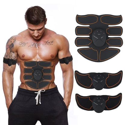 1SET Magic EMS Muscle Training Gear Abdominal Muscle Trainer ABS Trainer Fit Body Home Exercise Shape Fitness